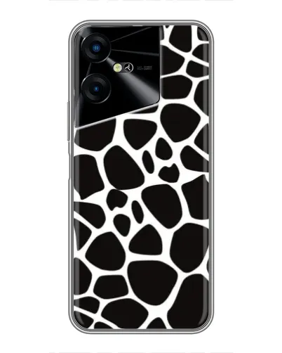 Чехол для TECNO POVA Neo 3 с картинкой «Черно-белый жираф»