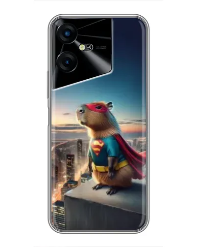 Чехол для TECNO POVA Neo 3 с картинкой «Капи-мен супергерой»