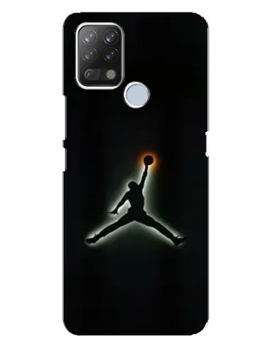 Чехол для TECNO Pova с картинкой «Jordan Gradient Logo»