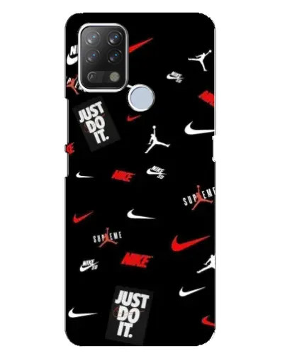 Чехол для TECNO Pova с картинкой «Nike Mix Pattern»