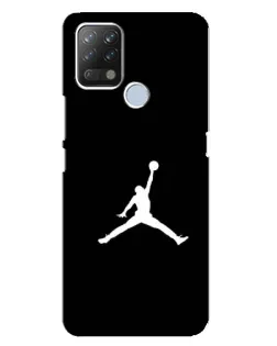 Чехол для TECNO Pova с картинкой «Jordan Silhouette»