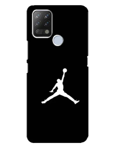 Чехол для TECNO Pova с картинкой «Jordan Silhouette»