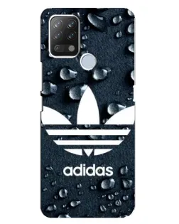Чохол для TECNO Pova з картинкою «Adidas Trefoil Blue»