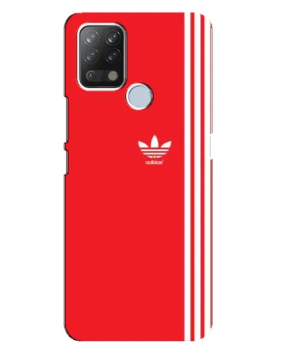 Чохол для TECNO Pova з картинкою «Червоний мінімалізм Adidas»