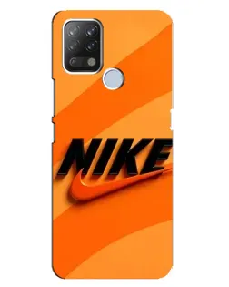 Чохол для TECNO Pova з картинкою «Помаранчевий драйв Nike»
