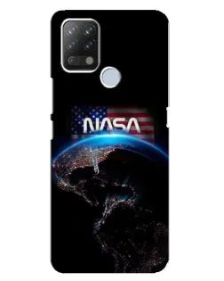 Чехол для TECNO Pova с картинкой «Земля из космоса NASA»