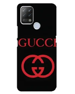 Чохол для TECNO Pova з картинкою «Gucci — червоний логотип»