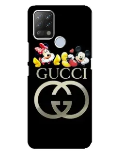 Чохол для TECNO Pova з картинкою «Gucci — герої Disney»