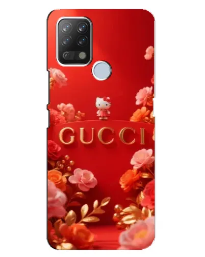 Чехол для TECNO Pova с картинкой «Gucci — золотой сад»