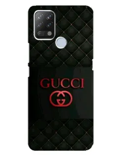 Чохол для TECNO Pova з картинкою «Gucci — стьобаний чорний»