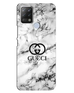 Чохол для TECNO Pova з картинкою «Gucci — мармуровий шик»