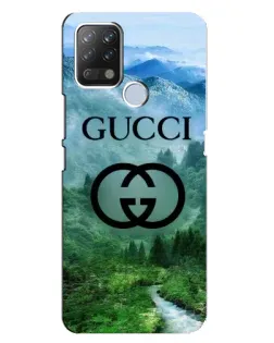 Чохол для TECNO Pova з картинкою «Gucci — гірський пейзаж»