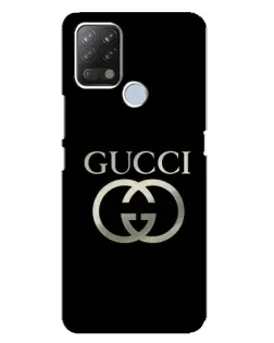 Чохол для TECNO Pova з картинкою «Gucci — золото на чорному»