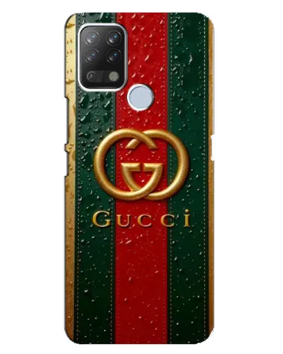 Чохол для TECNO Pova з картинкою «Gucci — фірмова смуга та золото» Чохол для TECNO Pova з картинкою «Gucci — фірмова смуга та золото»