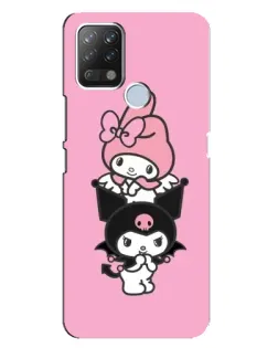 Чохол для TECNO Pova з картинкою «My Melody та Kuromi»