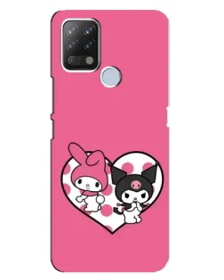 Чохол для TECNO Pova з картинкою «Kuromi та My Melody»