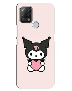 Чохол для TECNO Pova з картинкою «Kuromi та серце»