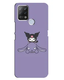 Чохол для TECNO Pova з картинкою «Kuromi на ліловому фоні»