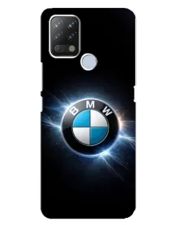 Чохол для TECNO Pova з картинкою «BMW — неонове сяйво»
