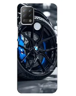 Чохол для TECNO Pova з картинкою «Колесо BMW зблизька»