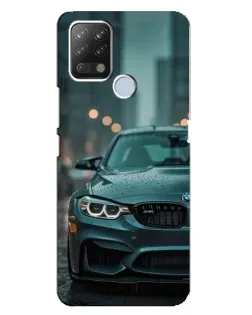 Чохол для TECNO Pova з картинкою «BMW у вогнях міста»