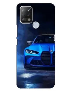 Чохол для TECNO Pova з картинкою «Блакитна BMW M4»