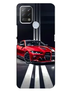 Чохол для TECNO Pova з картинкою «Червона BMW на дорозі»