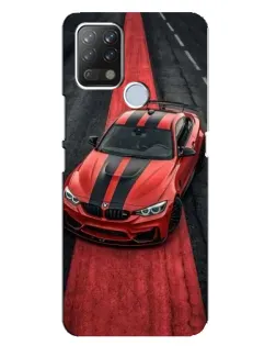 Чохол для TECNO Pova з картинкою «BMW на червоній доріжці»
