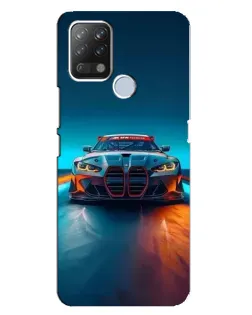 Чохол для TECNO Pova з картинкою «BMW — вогні неону»