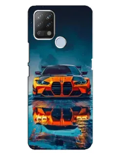 Чохол для TECNO Pova з картинкою «BMW — золота емблема»