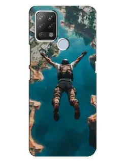 Чохол для TECNO Pova з картинкою «PUBG — вільне падіння»