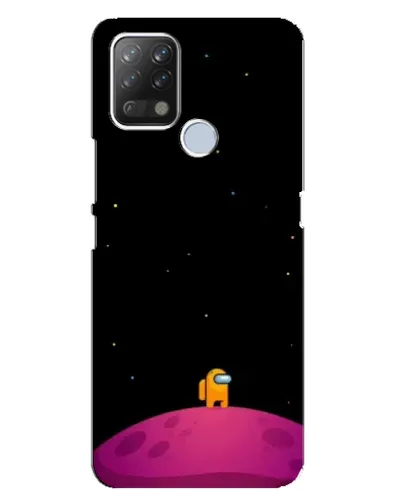 Чехол для TECNO Pova с картинкой «Одинокий герой на планете»