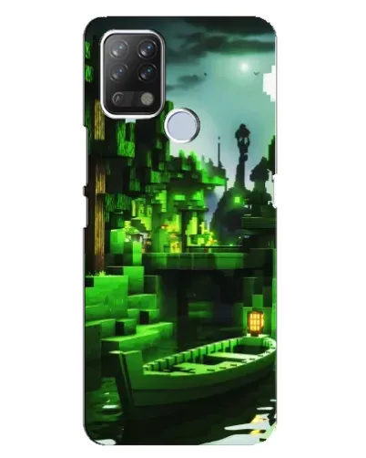 Чехол для TECNO Pova с картинкой «Minecraft лесной пейзаж» Чехол для TECNO Pova с картинкой «Minecraft лесной пейзаж»