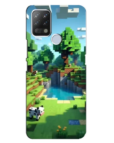 Чехол для TECNO Pova с картинкой «Minecraft летний день» Чехол для TECNO Pova с картинкой «Minecraft летний день»