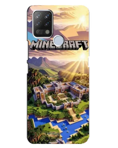 Чехол для TECNO Pova с картинкой «Minecraft панорама» Чехол для TECNO Pova с картинкой «Minecraft панорама»