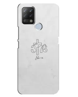 Чохол для TECNO Pova з картинкою «Івана 3:16 Хрест»