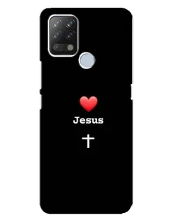 Чохол для TECNO Pova з картинкою «Серце - Jesus»