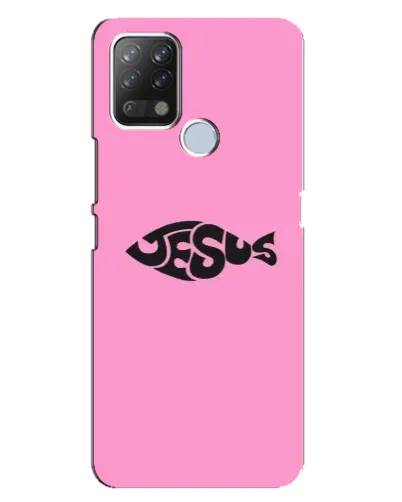 Чохол для TECNO Pova з картинкою «Рожевий символ Jesus» Чохол для TECNO Pova з картинкою «Рожевий символ Jesus»