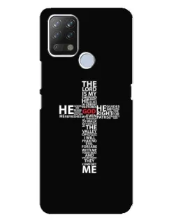 Чехол для TECNO Pova с картинкой «Текстовый крест» Чехол для TECNO Pova с картинкой «Текстовый крест»