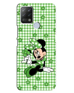 Чехол для TECNO Pova с картинкой «Mickey в клетку»
