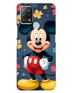 Чехол для TECNO Pova с картинкой «Осенний Mickey Mouse»