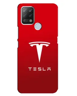 Чохол для TECNO Pova з картинкою «Tesla Red Classic»