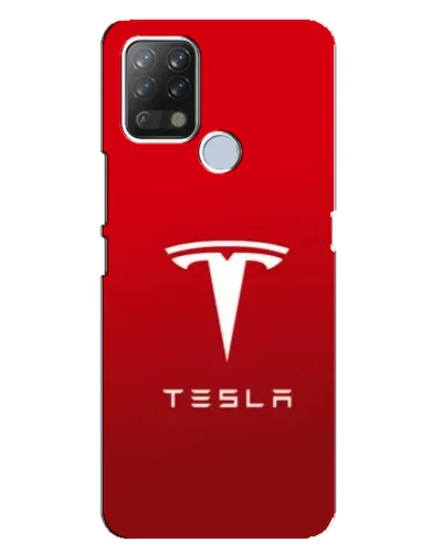 Чехол для TECNO Pova с картинкой «Tesla Red Classic» Чехол для TECNO Pova с картинкой «Tesla Red Classic»