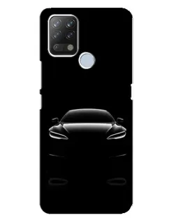 Чохол для TECNO Pova з картинкою «Силует Tesla Night»