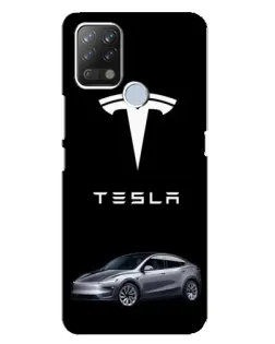 Чохол для TECNO Pova з картинкою «Tesla Model Y»