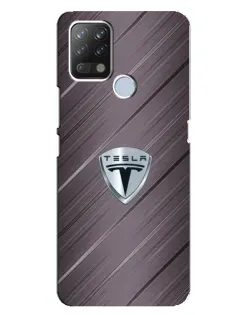 Чохол для TECNO Pova з картинкою «Металева текстура Tesla»