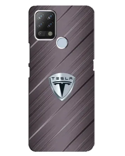 Чехол для TECNO Pova с картинкой «Металлическая текстура Tesla» Чехол для TECNO Pova с картинкой «Металлическая текстура Tesla»