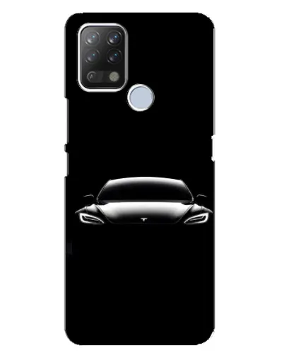 Чехол для TECNO Pova с картинкой «Фары Tesla Night» Чехол для TECNO Pova с картинкой «Фары Tesla Night»