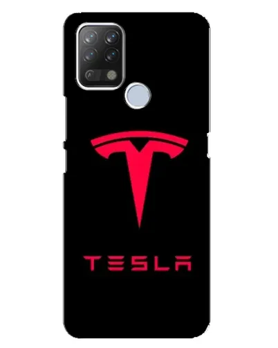 Чехол для TECNO Pova с картинкой «Tesla Red Logo» Чехол для TECNO Pova с картинкой «Tesla Red Logo»