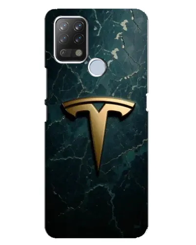 Чехол для TECNO Pova с картинкой «Мраморная Tesla Gold» Чехол для TECNO Pova с картинкой «Мраморная Tesla Gold»
